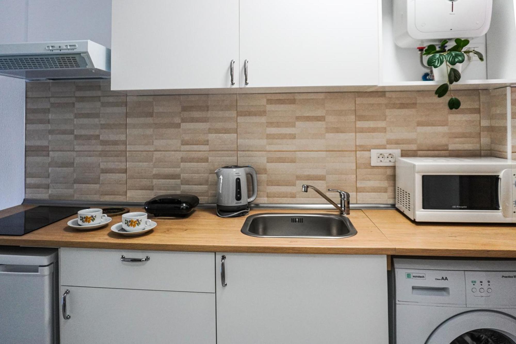 Modern Studio Close To The Beach With Pool ปูแอร์โตเดลาครูซ ภายนอก รูปภาพ