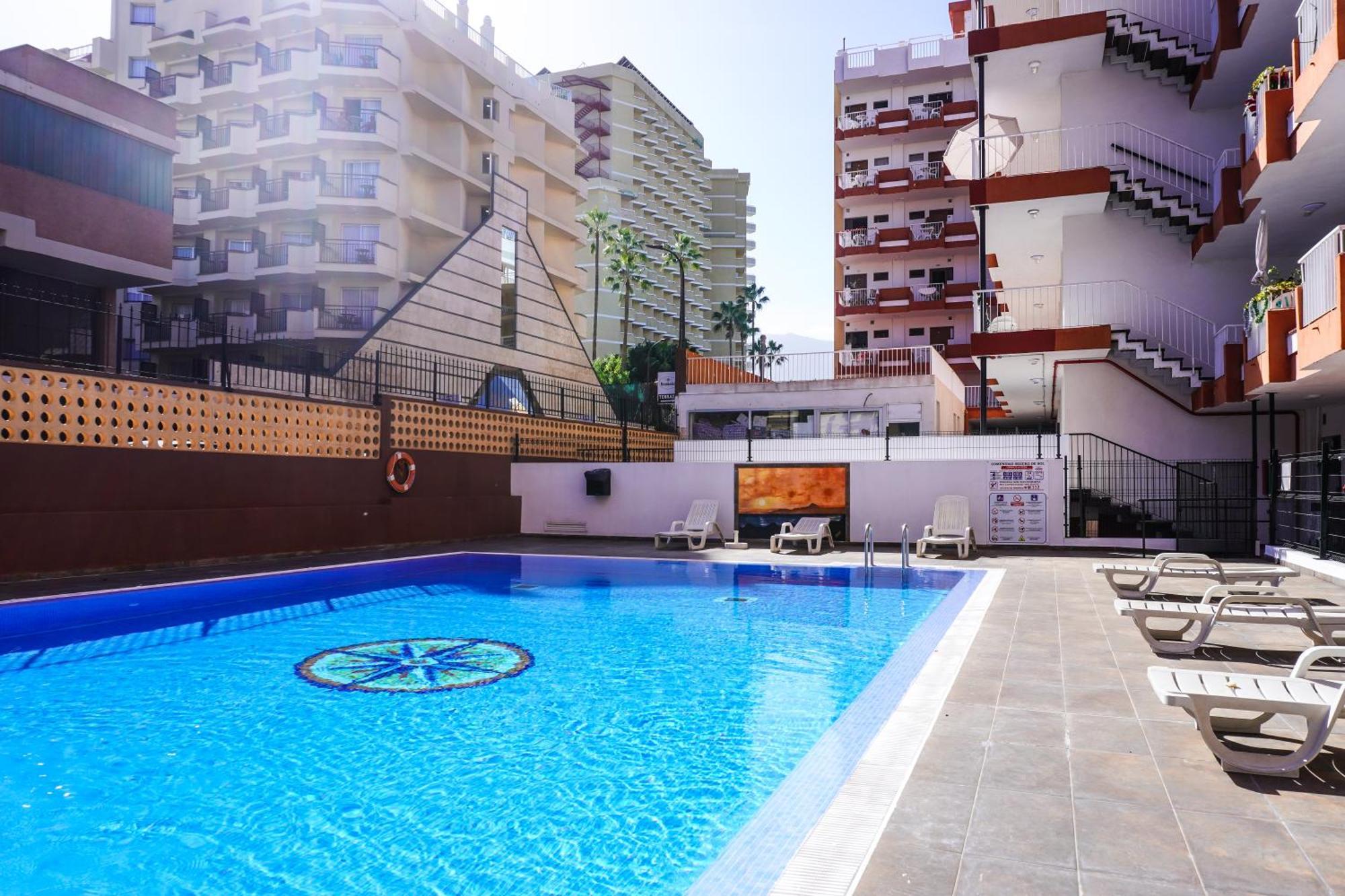 Modern Studio Close To The Beach With Pool ปูแอร์โตเดลาครูซ ภายนอก รูปภาพ